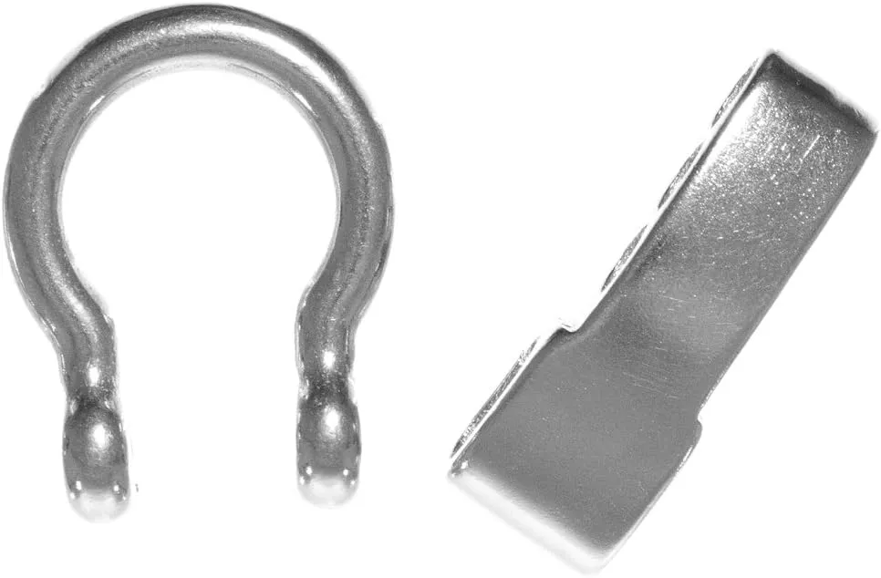 Paracord Planet Stainless Steel and Alloy B-Shackles, D-Shackles, O-Shackles, & U-Shackles for Paracord Survival Bracelets (Pack and Single Sizes)