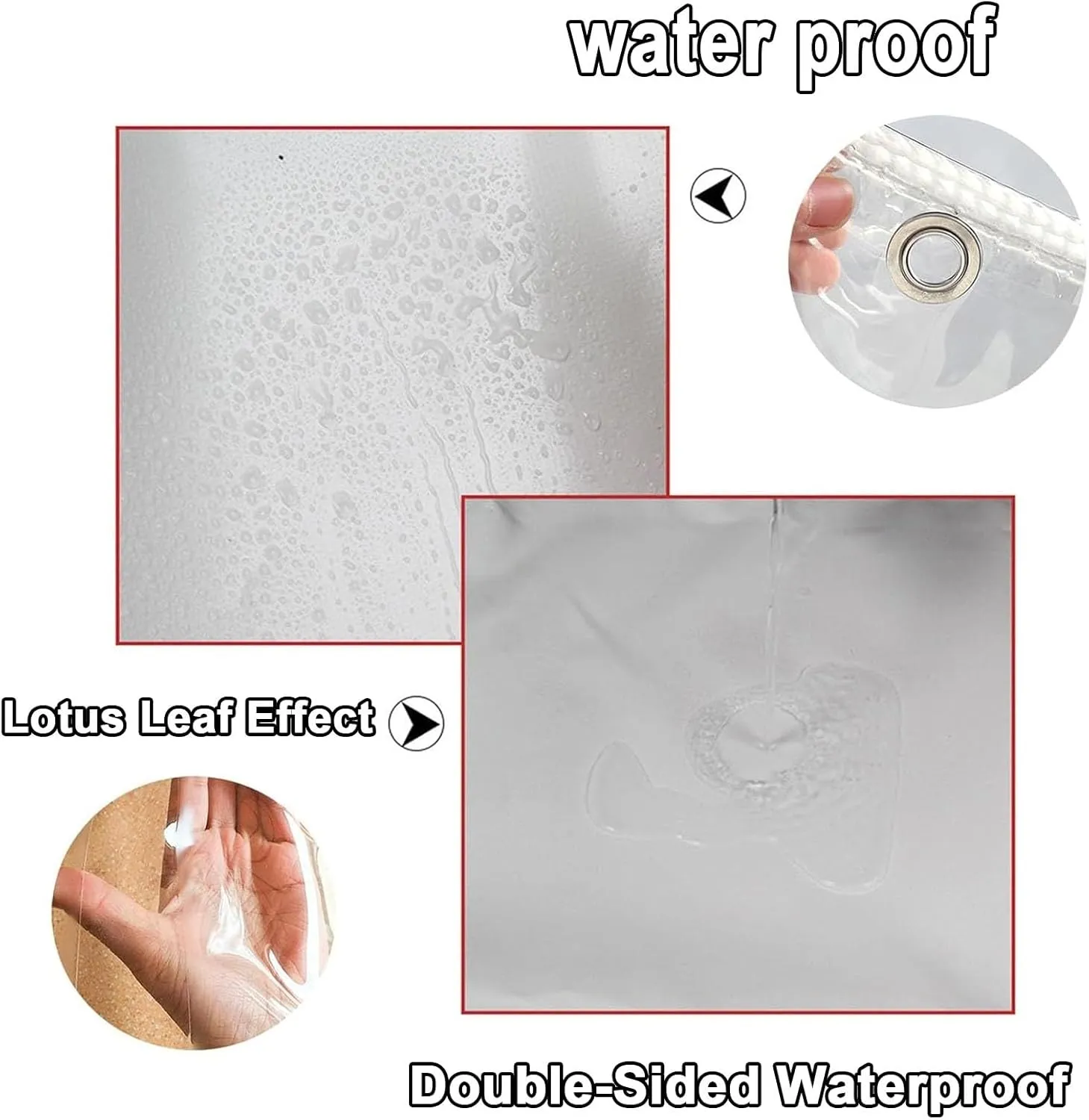 Patio transparent tarp Transparent tarpaulin with zipper Transparent vinyl tarp Windproof and rainproof with zipper High and low temperature resistant Suitable for garage porch and terrace(H*