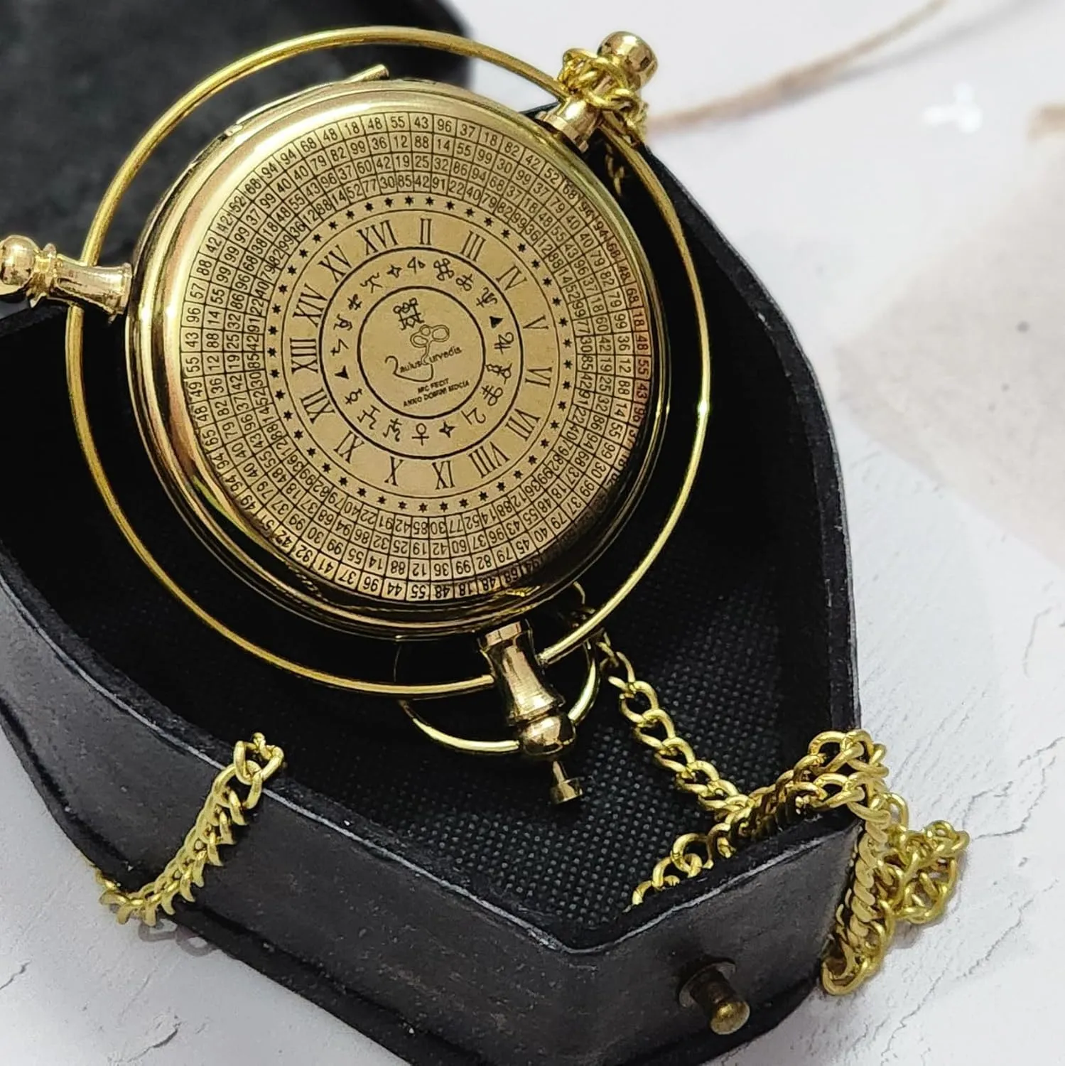 Personalized Golden Compass, The Golden Compass Alethiometer, Christmas Ornament, Best Men Gift, Unique Birthday Present, Gift for Daughter, Son, Baptism Keepsake