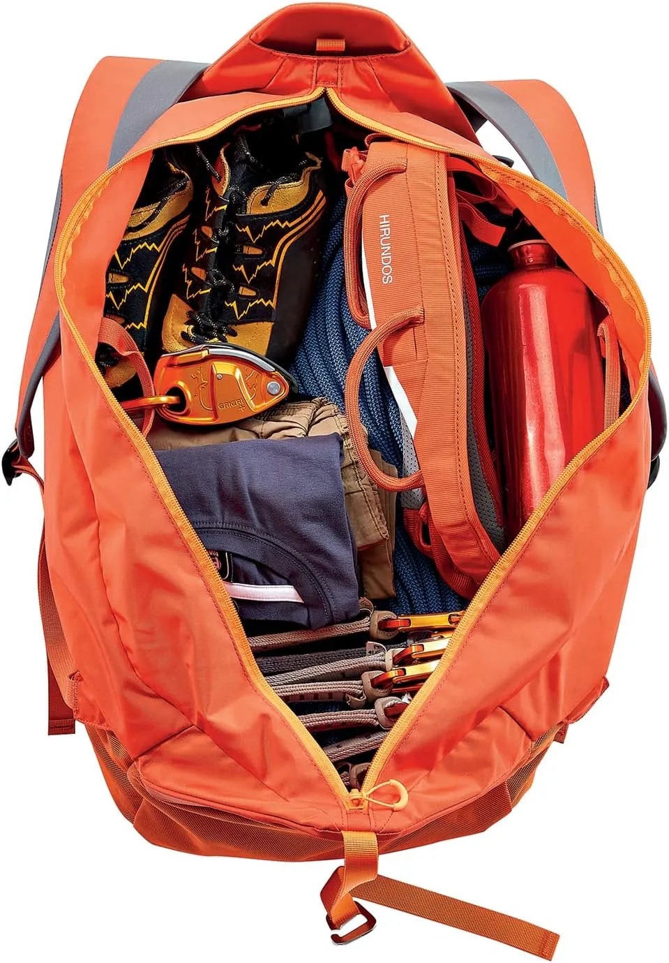 PETZL KLIFF Rope Bag - 36-Liter Rope Bag for Sport Climbing With Removable Tarp - Grey