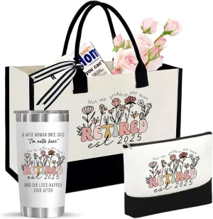 Physkoa Retirement Gifts for Women2025–Funny Retirement Gift for Retiring Boss/Coworker/Teacher/Nurse/Mom/Aunt