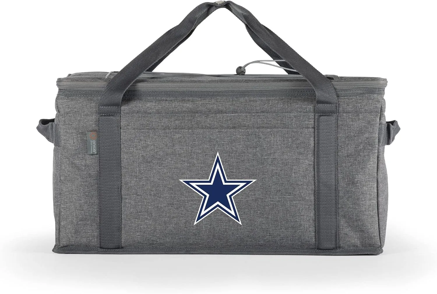 PICNIC TIME NFL 64 Can Collapsible Cooler, Large Insulated Soft Cooler Bag, Portable Beach Cooler with Shoulder Strap, (Heathered Gray)