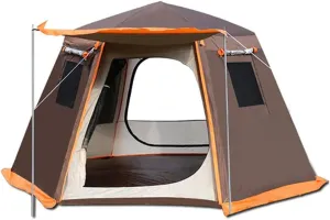 Pop Up Tent 3-8 People Beach Tent Solar Shelter Outdoor Camping Family Tent Instant Tent Easy Setup for Outdoor Hiking Fishing
