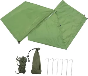 POPETPOP 1 Set Outdoor Tarp Tent Beach Shade for People Camping Accessory for Hiking Fishing Outdoor Activities Durable Comfortable Design