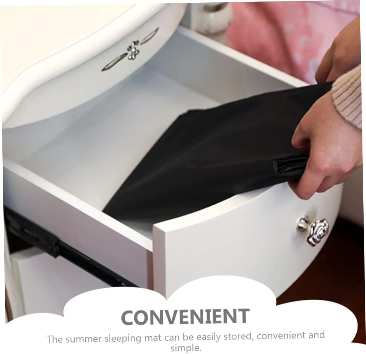 POPETPOP Mat Storage Bag Storage Bag for Sleeping Mat Lightweight Ultralight Bedding Storage Bag Cooling Straw