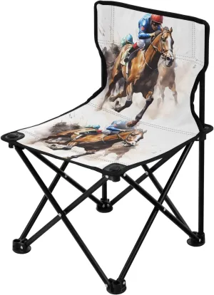 Portable Camping Folding Chairs Foldable Chair Small Equestrian Riding Lightweight Backpacking Outdoor Outside Fishing
