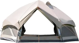 Portable Campitent,Outdoor Campitent,Large Capacity Camp Tent Waterproof, Backpackitents Portable Family Tents Double-Layer Outdoor Shelter for Campihikiand Traveling