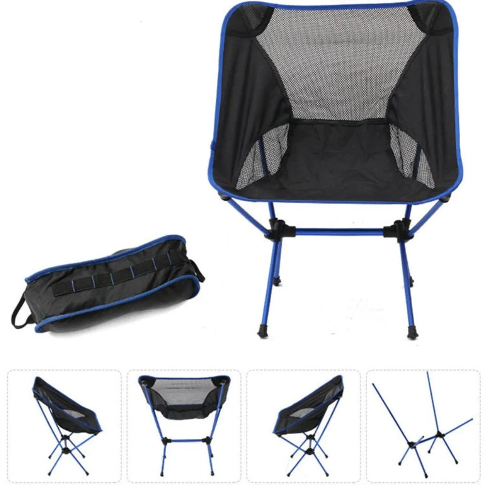 Portable Collapsible Camping Chair for Outdoor Use