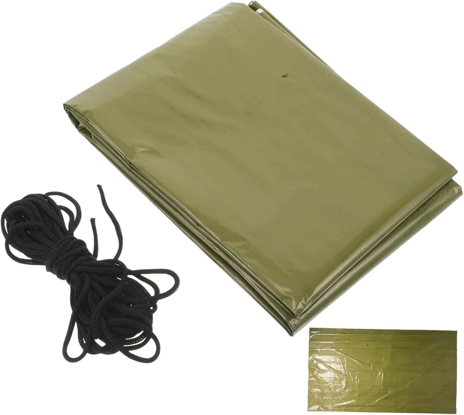 Portable Emergency Tent Bivy for Camping Insulated Blanket Survival Gear Windproof Shelter for Cold Weather Survival