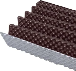 Portable Foam Sleeping Pad, Insulated R-Value 2.1 Foldable Sleeping Pad Mat Apply to Camping Hiking (72 x 22, Brown)