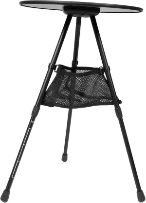 Portable Folding Round Table Camping Kitchen Station Aluminum Alloy Storage Bag