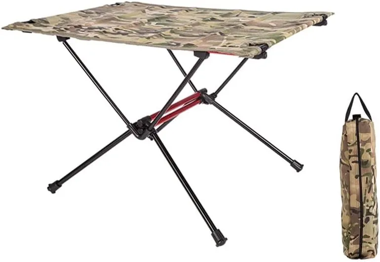 Portable Folding Table，Camping Table, Foldable Lightweight Camping Table, Compact Folding Table/(Blue)/59X40X39.5Cm