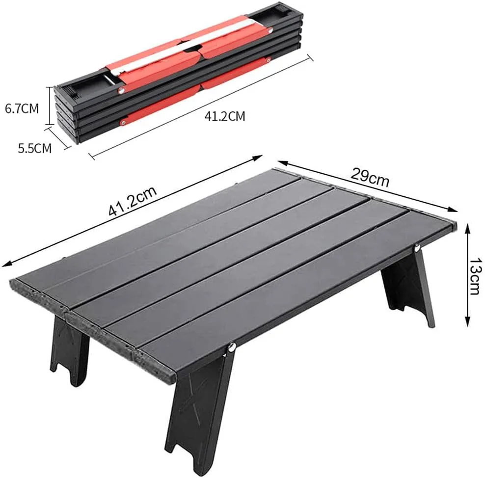 Portable Folding Table，Folding Table Camping Table Aluminumy Portable Folding Camping Table Outdoorniture Foldable Mountaineetable Foldable Lightweight Camping Table/C