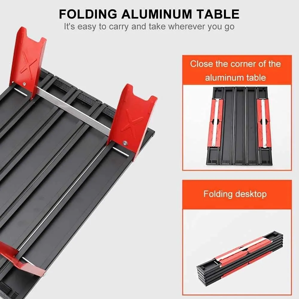 Portable Folding Table，Folding Table Camping Table Aluminumy Portable Folding Camping Table Outdoorniture Foldable Mountaineetable Foldable Lightweight Camping Table/C