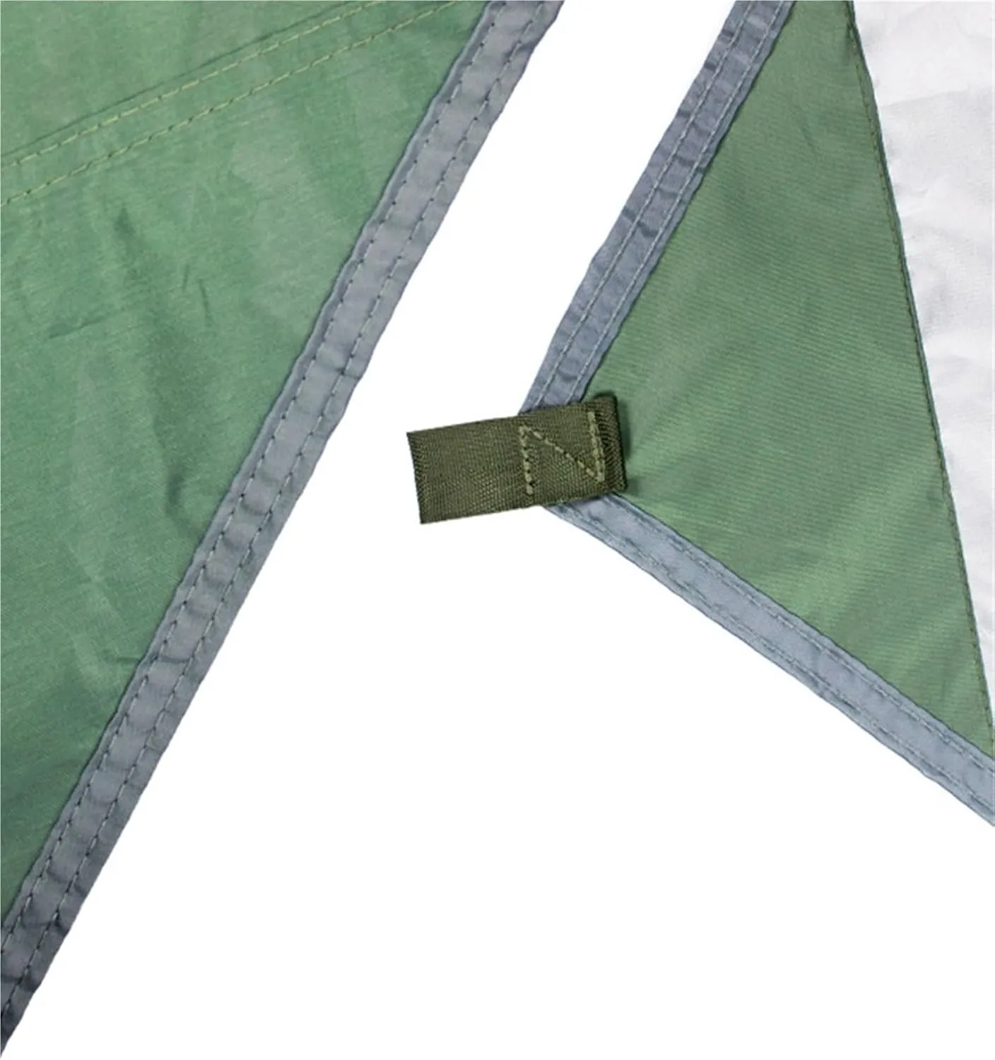 Portable Nylon Camping Hammock with Mosquito Net and Hydro-Proof Rain Fly Canopy Tarp for Outdoor Hanging Bed Sleeping(Green)