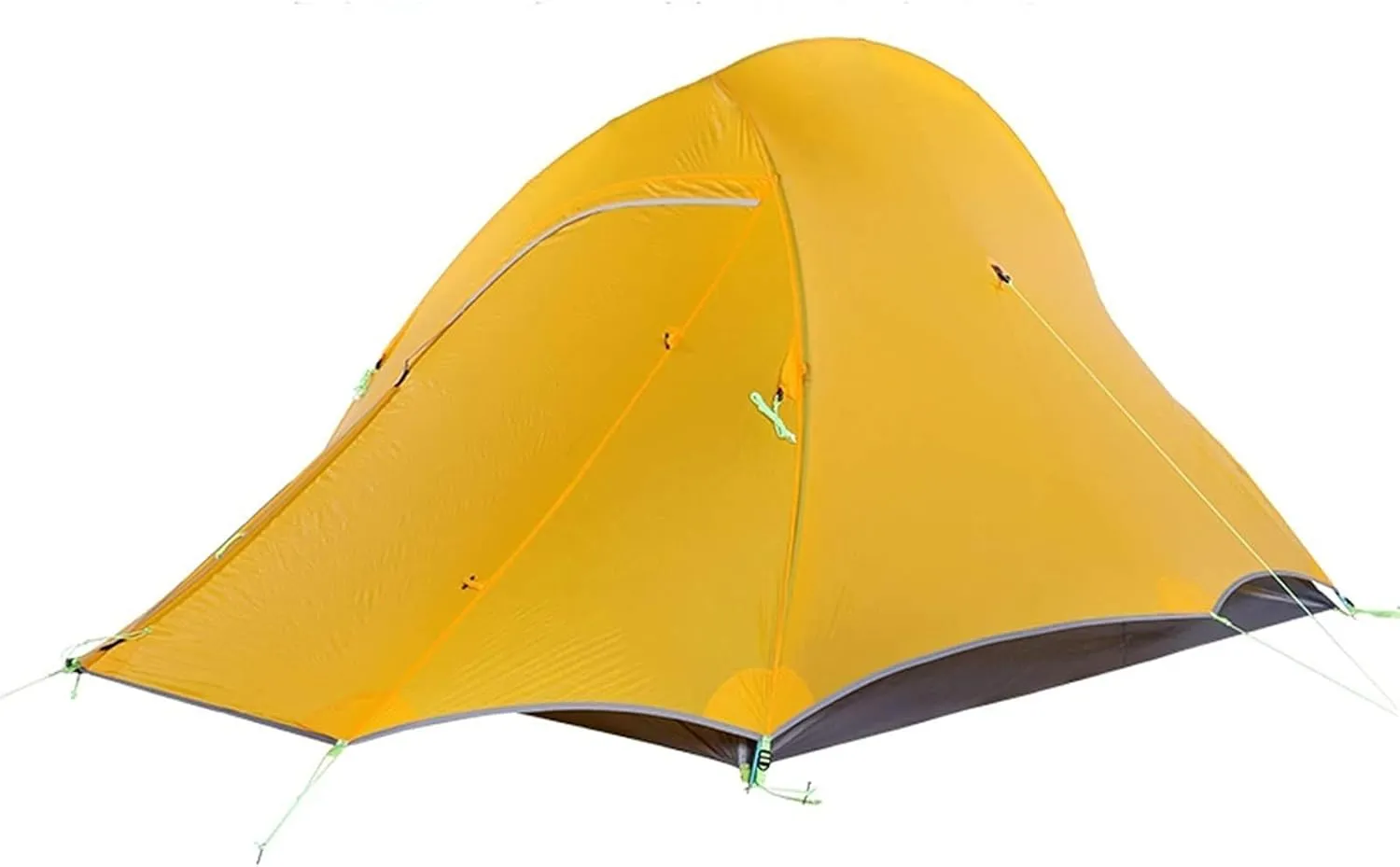Portable Tent Ultralight Campitent 2 Person Easy Set up Double Layer Waterproof Fish Stent for Hikicyclioutdoor (Yellow a)