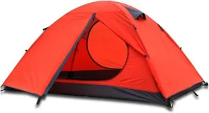 Portable Tent,Outdoor Tent, Camping Tent 2 Person Ultralight Double Layer Aluminum Poles Waterproof Windproof Camping Tent Beach Tent