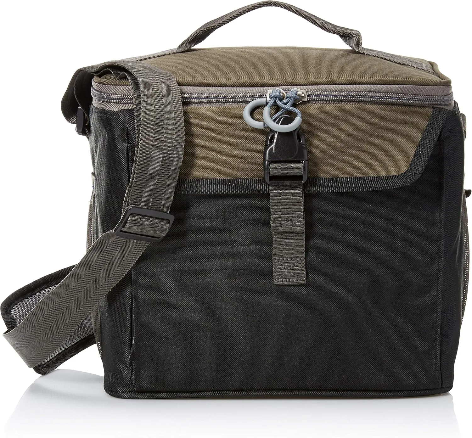 PORTAL 16 Can Insulated Cooler Bag Soft Lined Small Shoulder Bag, Black