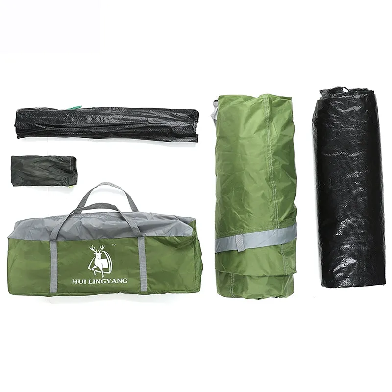 Premium-grade One-room Double-layer Tunnel One-bedroom Tent and User-friendly Rain-proof HUILINGYANG