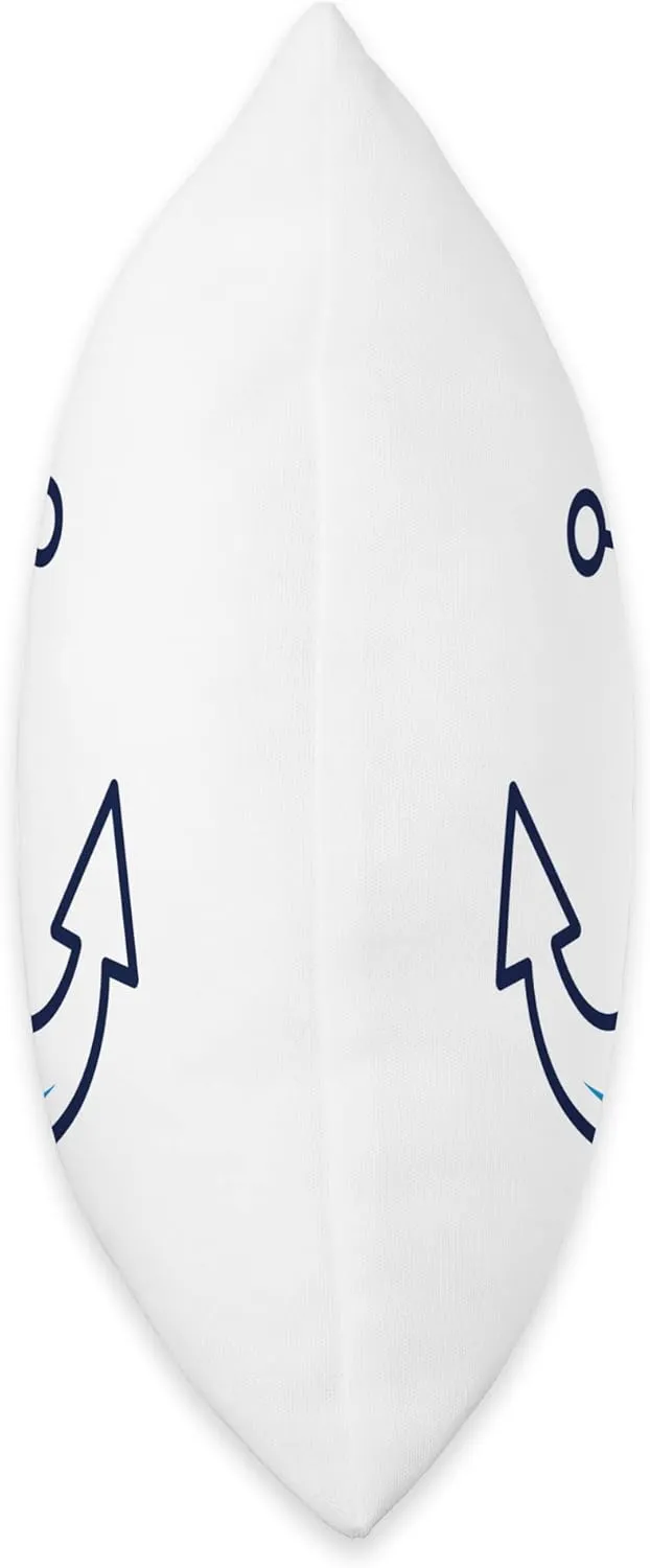 Preppy Nautical Anchor Gifts for Sailors Boaters & Yachting Throw Pillow
