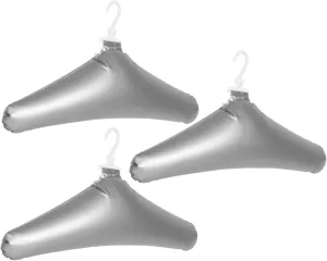 PRETYZOOM Travel Laundry Hanger 3 Pack Inflatable Foldable Portable Multifunctional for Drying Clothes Car Camping Home Use