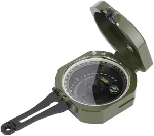 Professional, Outdoor Survival Compass for Exploration, Hunting, Hiking, and Navigation. Military Compass with Luminous Waterproof Flu. Versatile and EasytoRead,