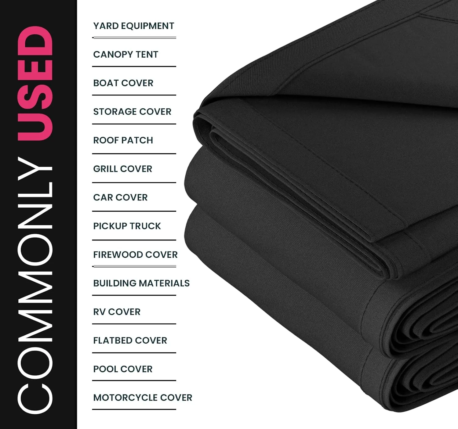 PROTARP Extreme Heavy Duty Waterproof Canvas Tarp 20 oz, UV Resistant Tarpaulin Cover with Rustproof Brass Grommets, Multipurpose for Canopy, Roof, Camping, Wood Pile (Grey 6'X8')
