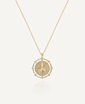 Purpose Compass Pendant Necklace