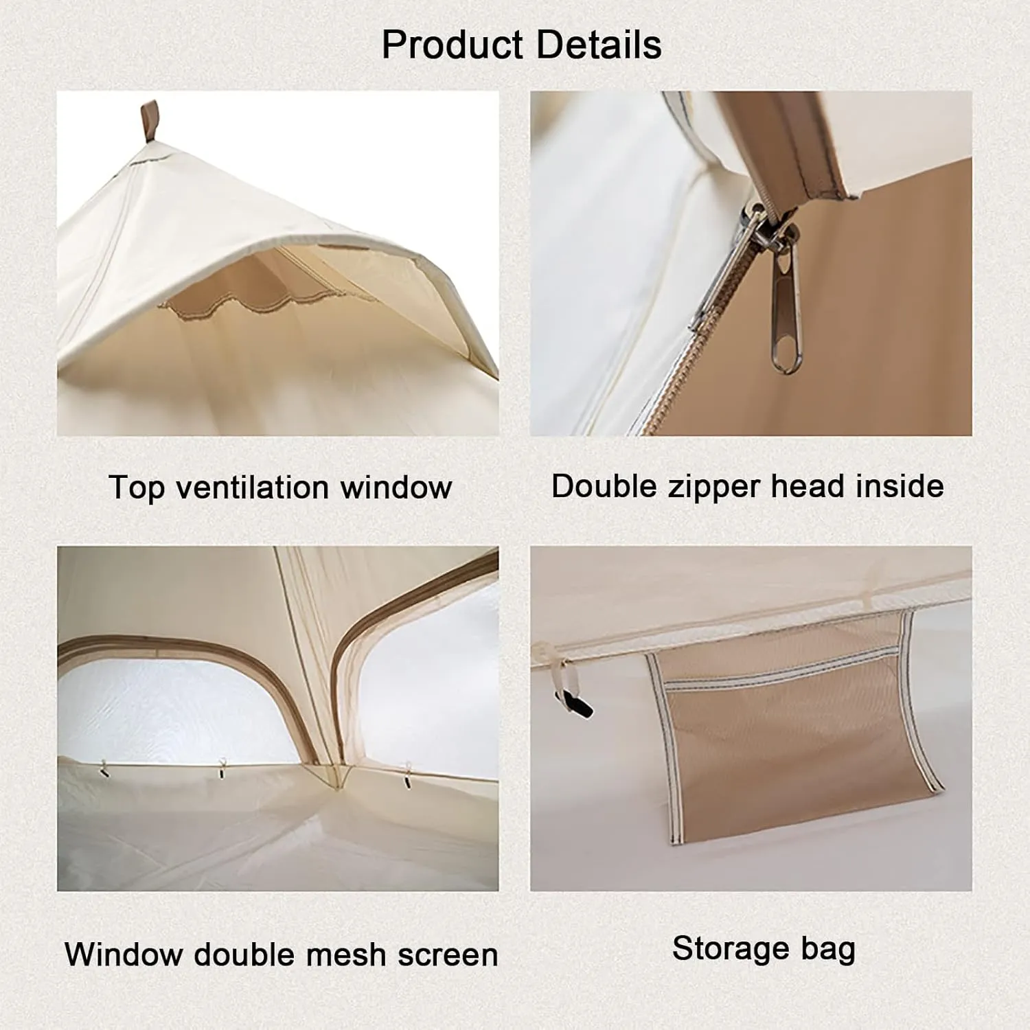 Pyramid Outdoor Tent,Oxford Cloth Waterproof Tent,Family Camping Tent Quick Set up Tent for Beach,Traveling,Hiking,Mountaineering,Outdoor Activities