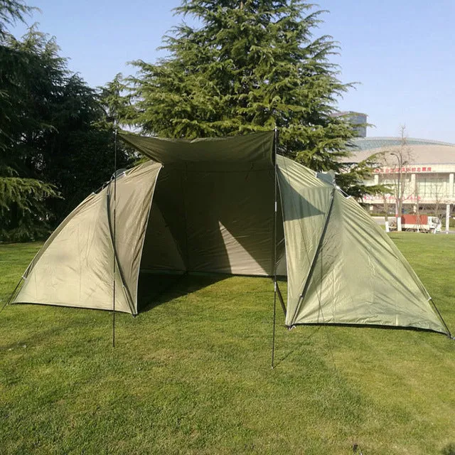 Quality 5-8 Person Large Tent Waterproof Double Layer Summer Tent Outdoor Camping Hiking Fishing Hunting Familiy Party Tent