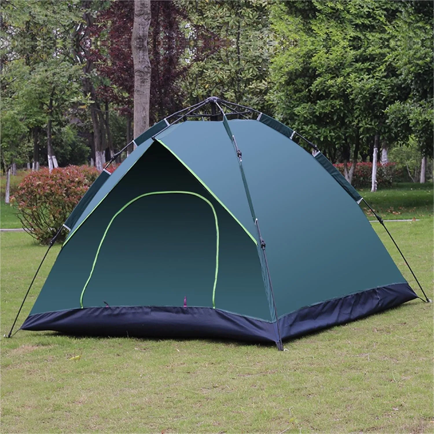 Quick-Open Double-Layer Tent Camping Tent Windproof and Rainproof Tent