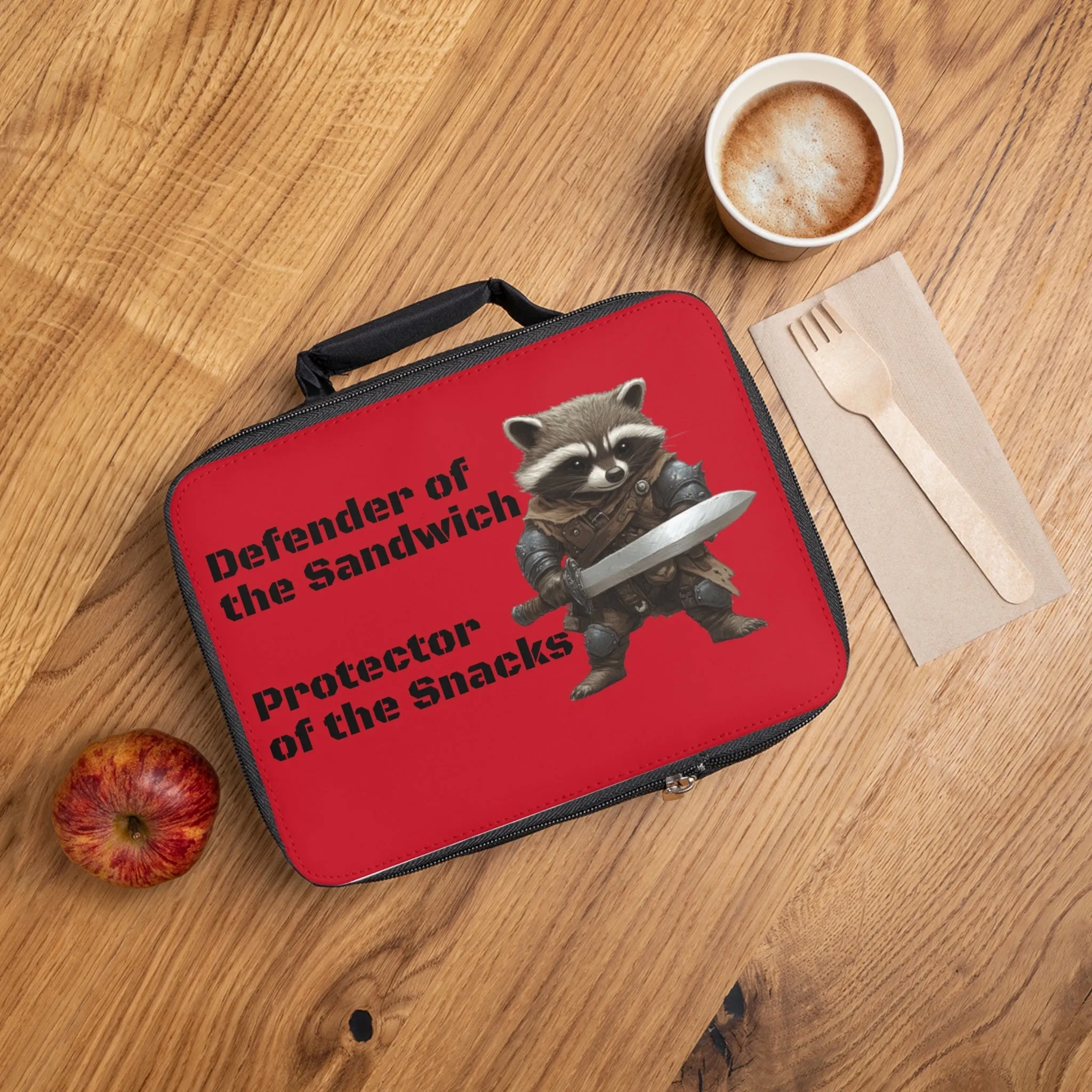 Raccoon Lunch Defender Lunch Bag