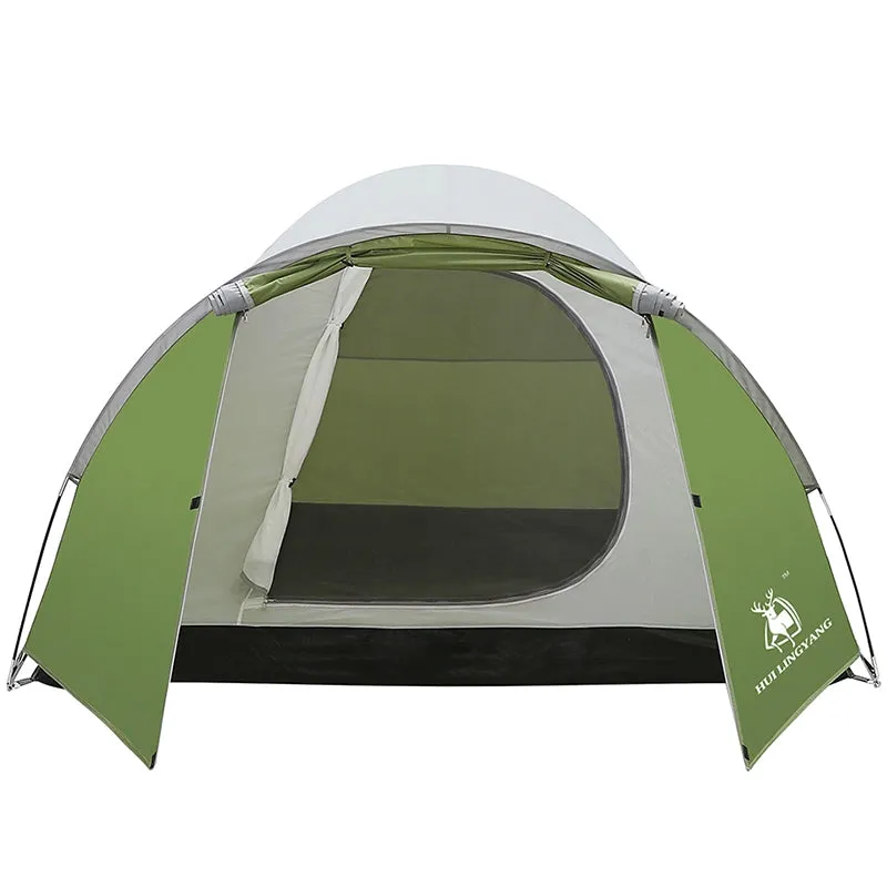 Rainproof Double-layer and High-efficiency One-bedroom Tent HUILINGYANG Eye-catching One-bedroom