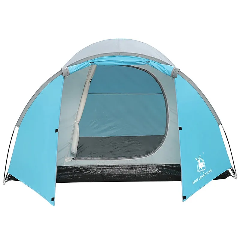 Rainproof Double-layer and High-efficiency One-bedroom Tent HUILINGYANG Eye-catching One-bedroom