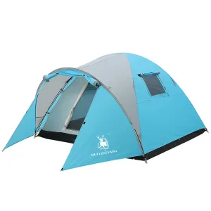 Rainproof Double-layer and High-efficiency One-bedroom Tent HUILINGYANG Eye-catching One-bedroom