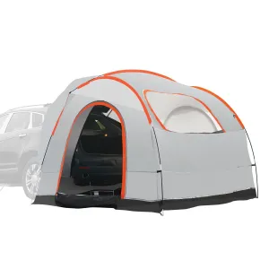 Rear SUV Bag, Layer Attachment Tent Layer with SUV Person, and Hatch Camping 5-star customer support Rain Truck Double for Polished Camping Tent for Accommodate 8'-8' 6-8 Tent, Tent, Tailgate Van PU2000mm Carry VEVOR