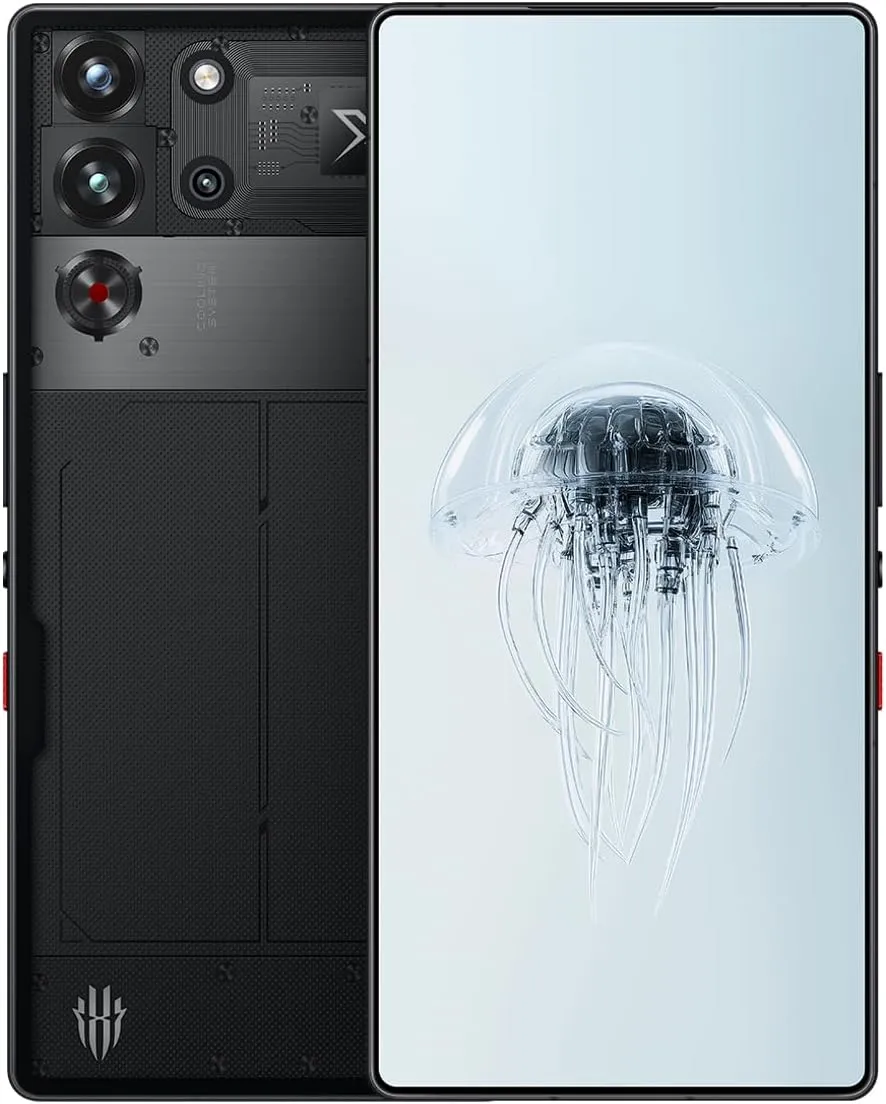 REDMAGIC 10 Pro Smartphone 5G, 144Hz Gaming Phone, 6.85" FHD , Under Display Camera, 7050mAh Android Phone, Snapdragon 8 Elite, 16 512GB, 80W Charger, Dual-Sim, Unlocked Phone Transparent