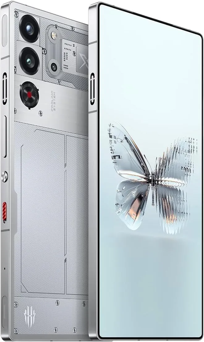 REDMAGIC 10 Pro Smartphone 5G, 144Hz Gaming Phone, 6.85" FHD , Under Display Camera, 7050mAh Android Phone, Snapdragon 8 Elite, 16 512GB, 80W Charger, Dual-Sim, US Unlocked Cell Phone Silver