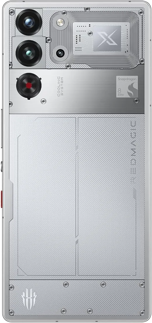 REDMAGIC 10 Pro Smartphone 5G, 144Hz Gaming Phone, 6.85" FHD , Under Display Camera, 7050mAh Android Phone, Snapdragon 8 Elite, 16 512GB, 80W Charger, Dual-Sim, US Unlocked Cell Phone Silver