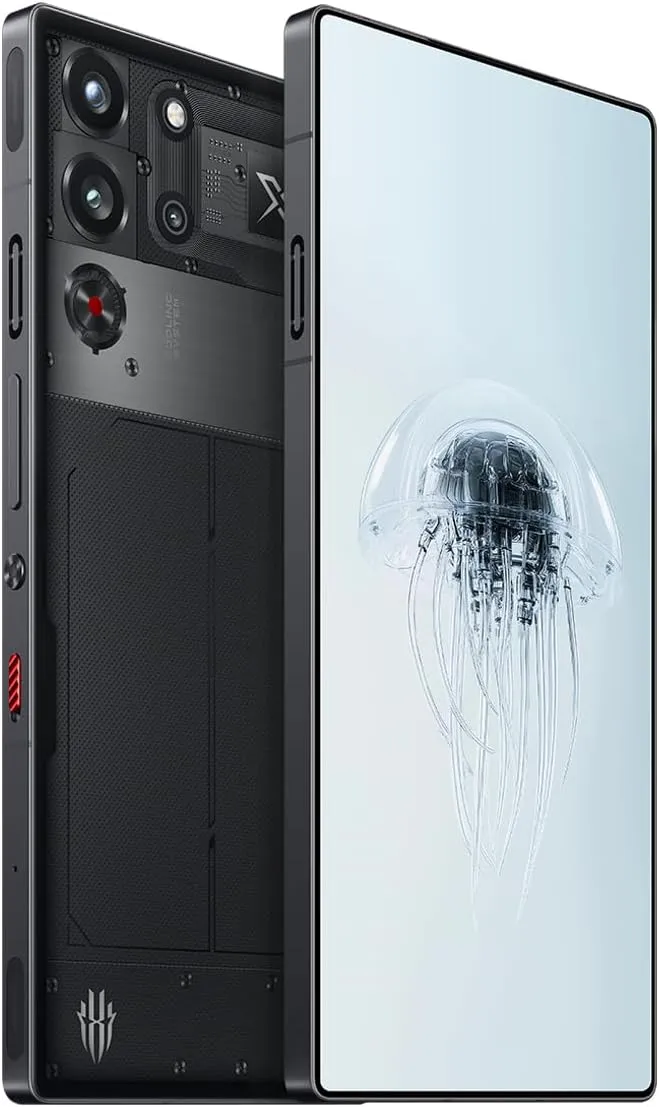 REDMAGIC 10 Pro Smartphone 5G, 144Hz Gaming Phone, 6.85" FHD , Under Display Camera, 7050mAh Android Phone, Snapdragon 8 Elite, 24G 1TB, 80W Charger, Dual-Sim, Unlocked Phone Transparent
