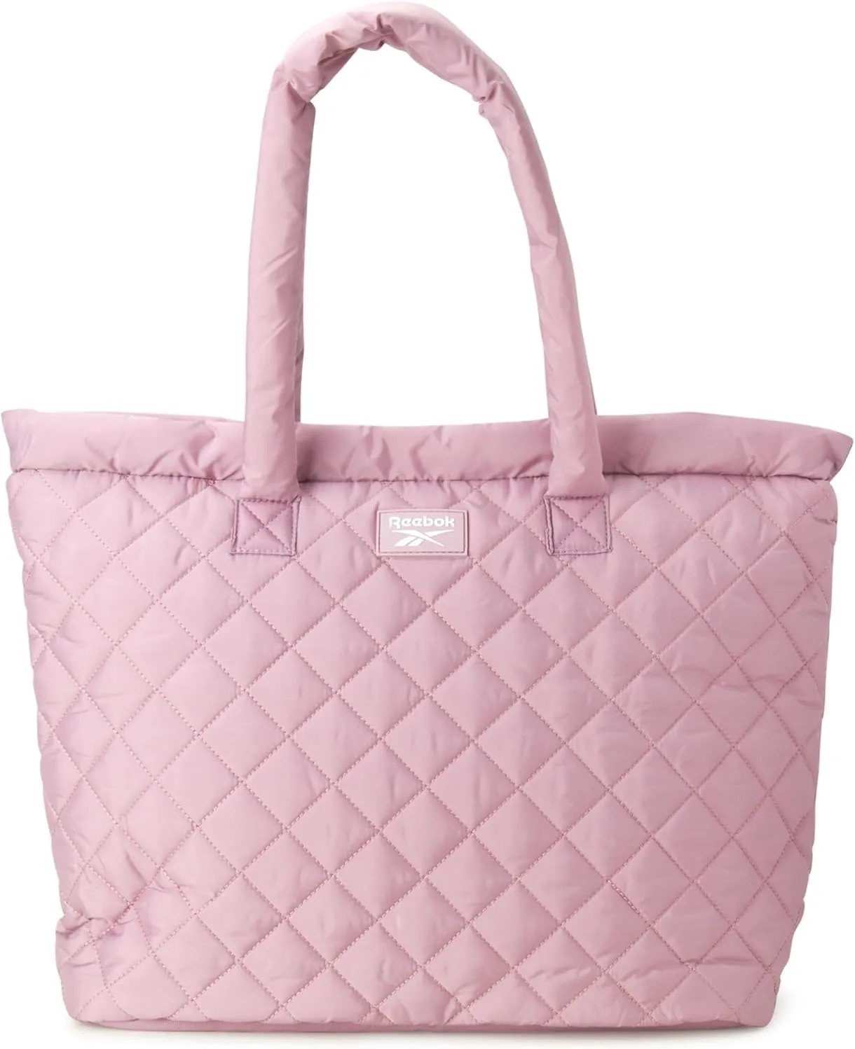 Reebok Womens Tote Bag - Lightweight Quilted Carry On Puffer Tote Bag for Women for Gym, Work, Travel, and Everyday Use