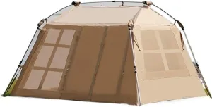 Ridge Tent Outdoor Camping Vinyl Tent Portable Folding Automatic Thickening Rainproof Overnight Tent