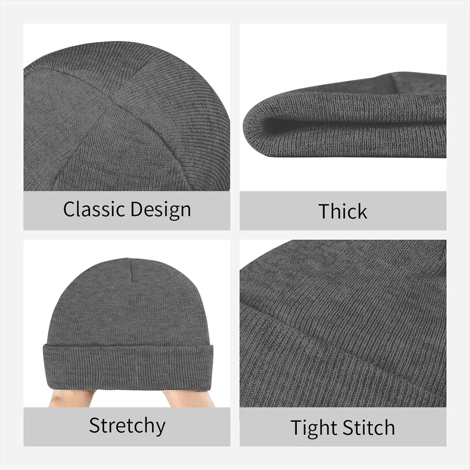 Rionegro Águilas Knit Hat Cap Skull Cap Beanie Hat Warm Cap Deep Heather Hat for Men Women