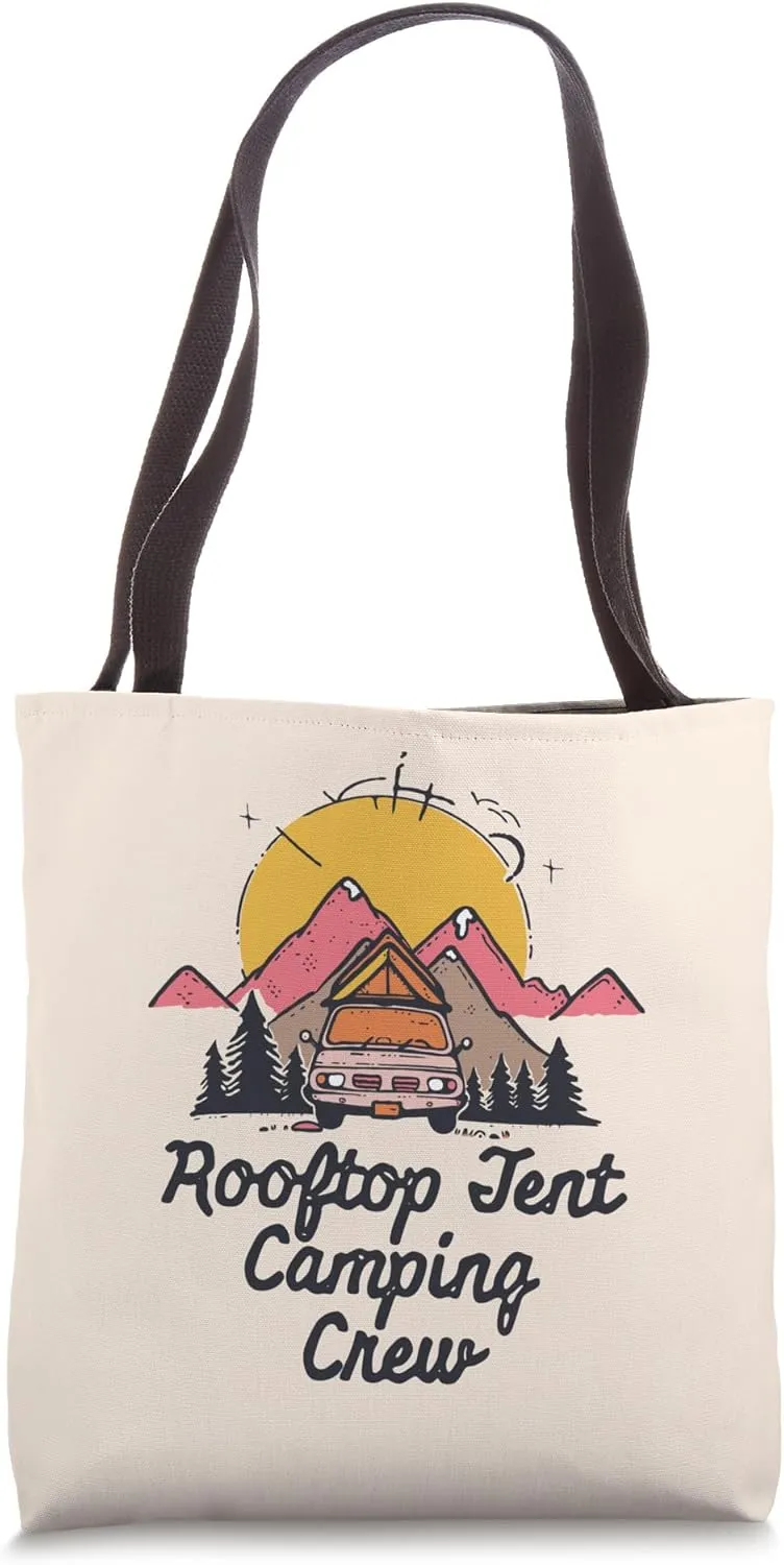 Rooftop Tent Camping Crew Tote Bag