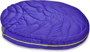 Ruffwear, Highlands Dog Sleeping Bag, Water-Resistant Portable Dog Bed for Outdoor Use, Huckleberry Blue, Large
