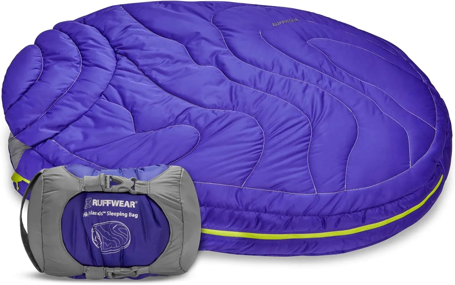 Ruffwear, Highlands Dog Sleeping Bag, Water-Resistant Portable Dog Bed for Outdoor Use
