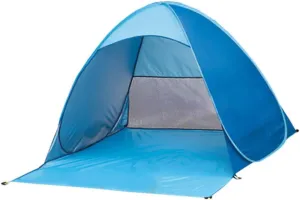 Rugged Automatic Pop up Tent Instant Beach Shade Waterproof Camping Sun Shelter