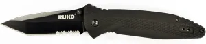 RUKO RUK0160 8-1/4" Locking Liner Folding Knife, Anodized Aluminum Handle