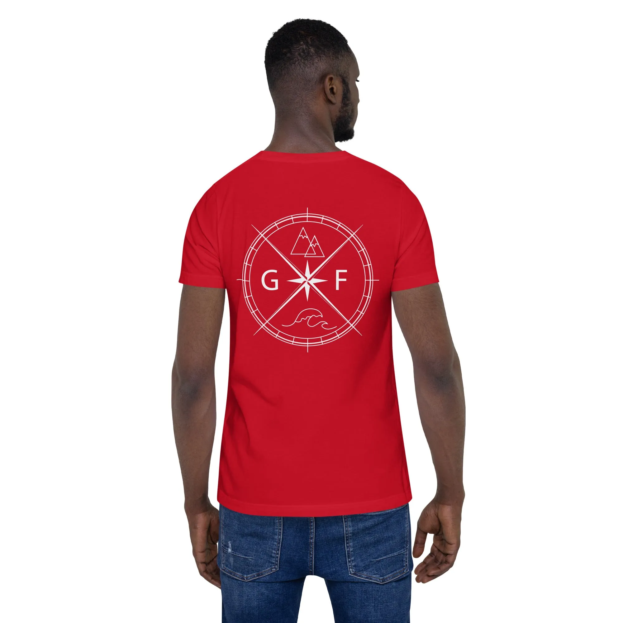 SALE! Compass Shirt Black and White Text