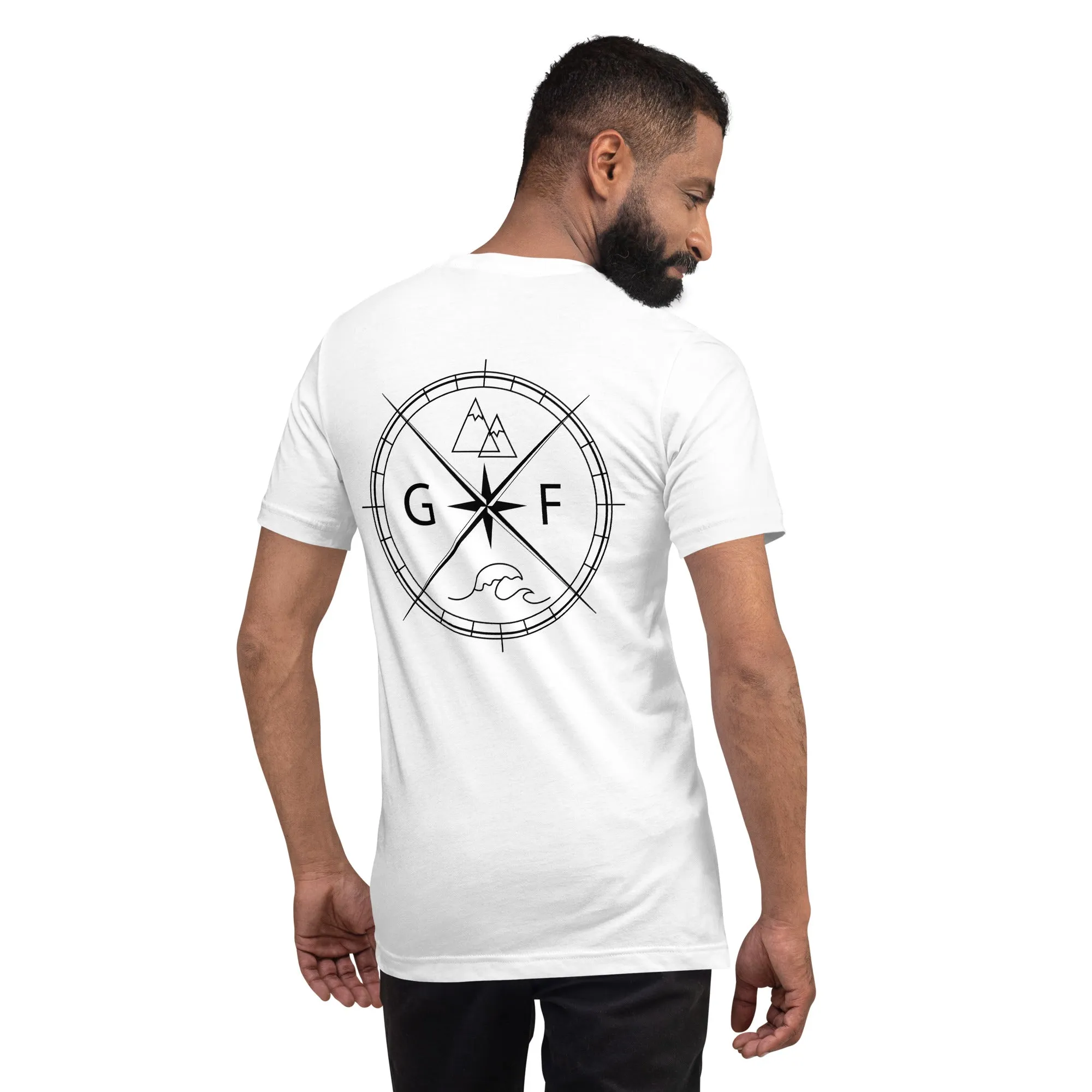 SALE! Compass Shirt Black and White Text